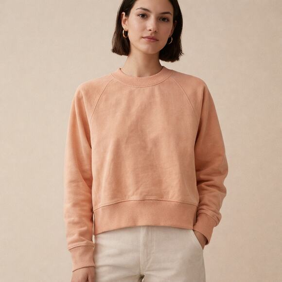 Thakoon Tops - Thakoon Orange crewneck sweatshirt Size XS NWT